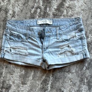Low tide jean shorts
